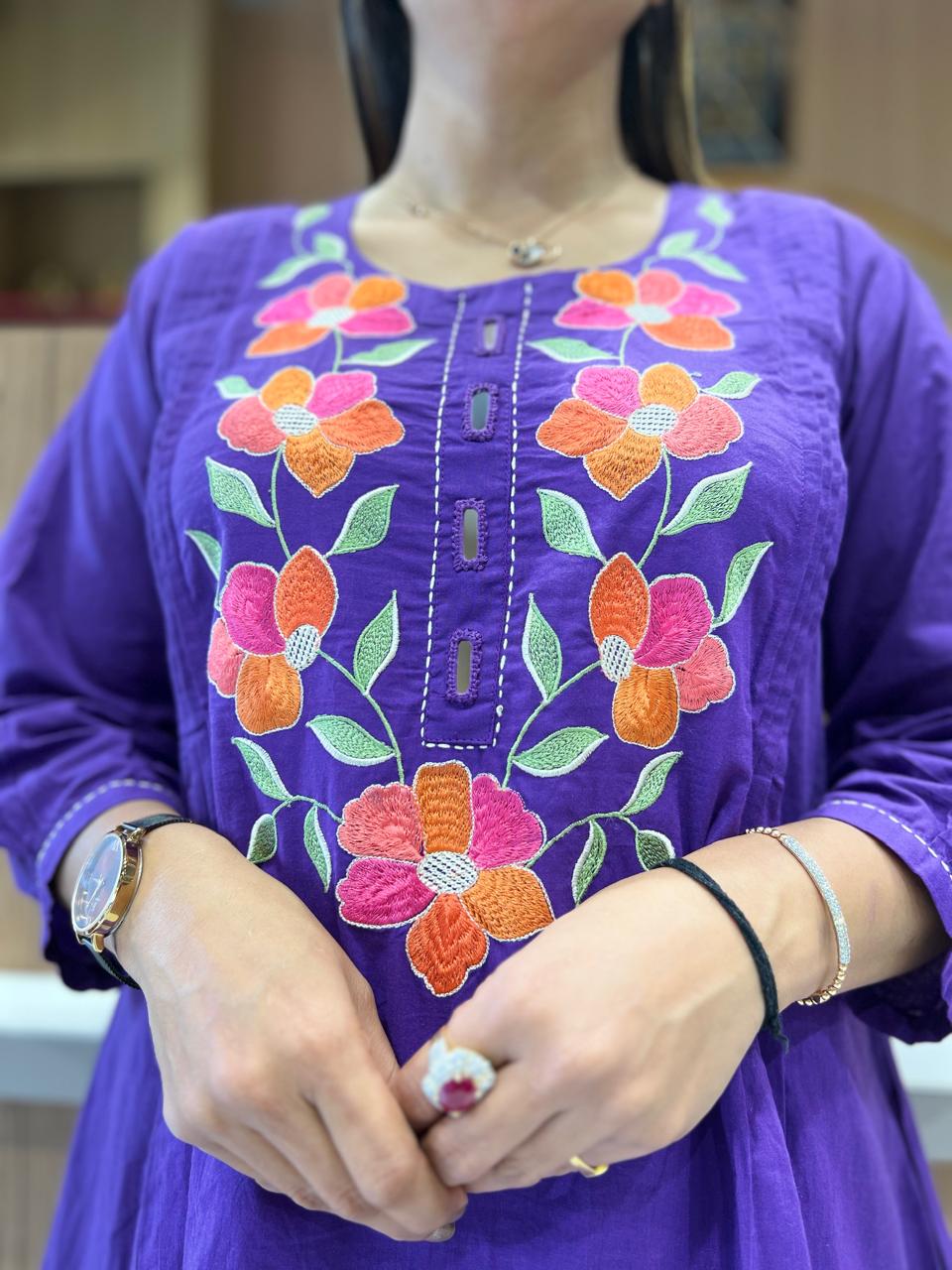 Cotton Purple 3pc Set