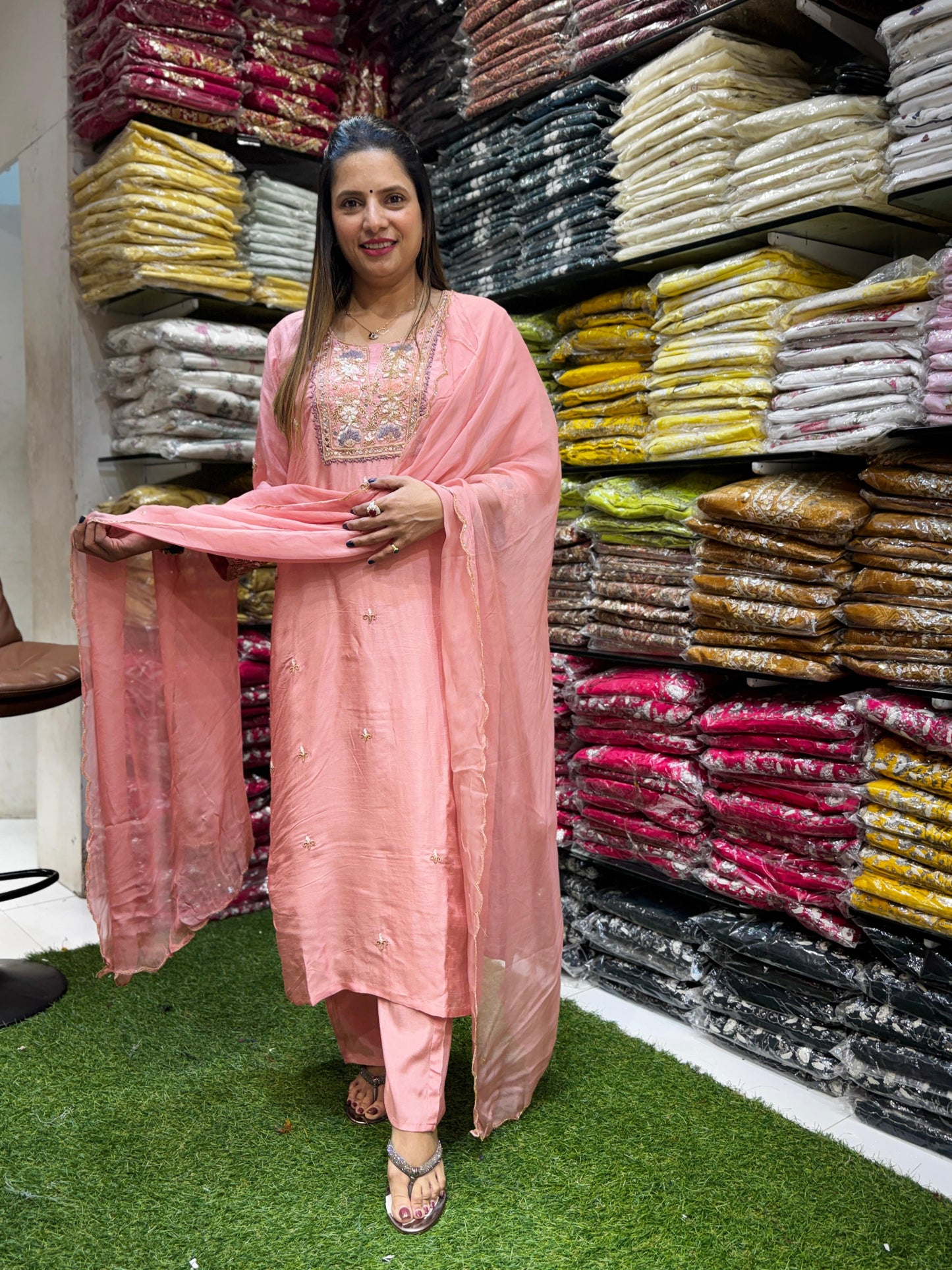 Dola Silk Pink 3pc Set