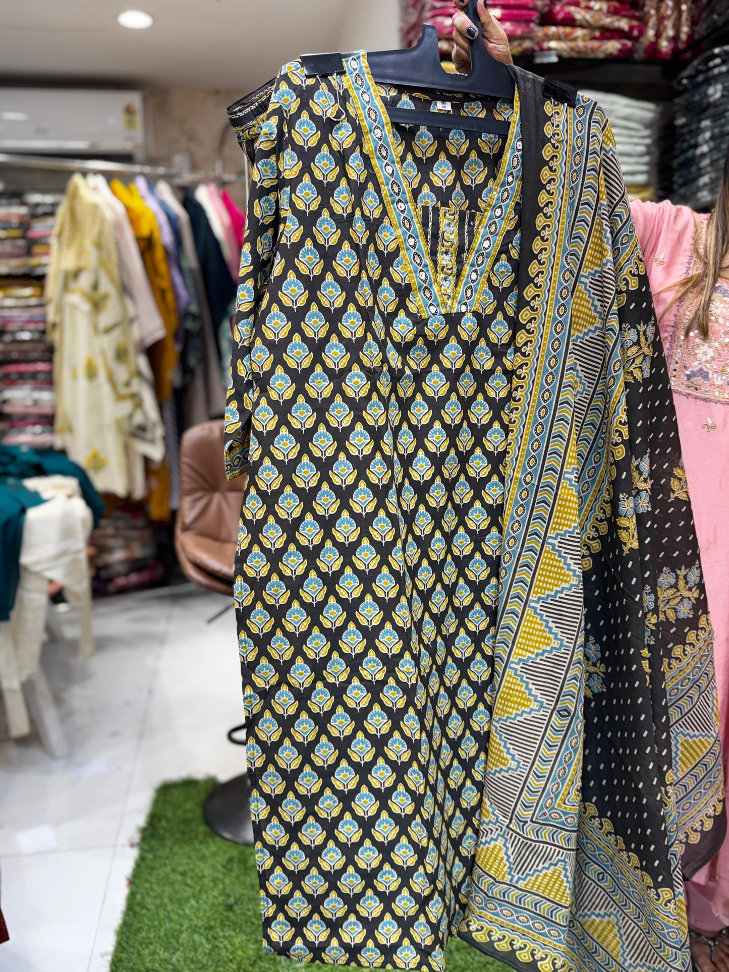 Cotton Black PLUS SIZE 3pc Set