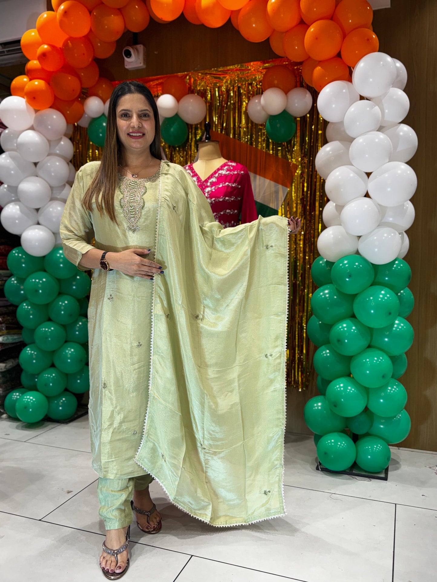 Simmer Tissue Pastle Green 3pc Set