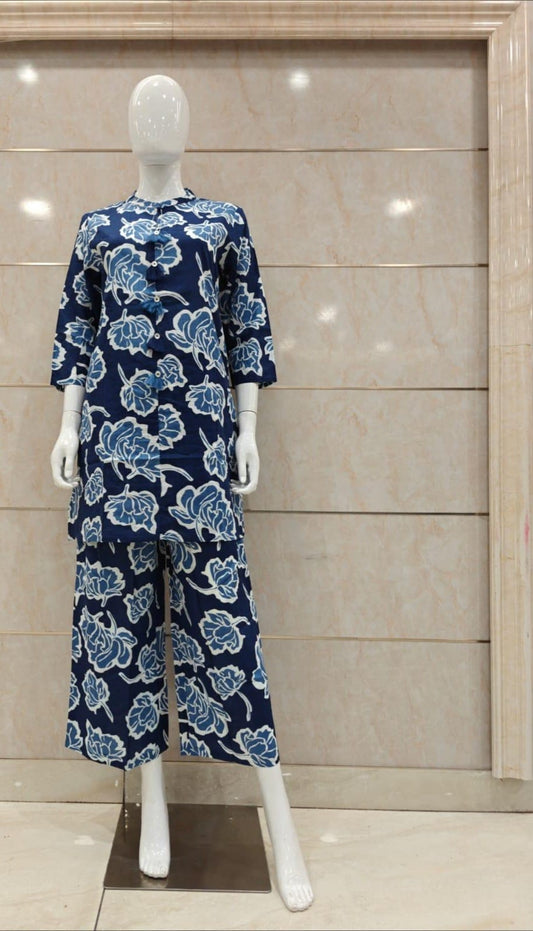 Cotton Blue 2pc Set