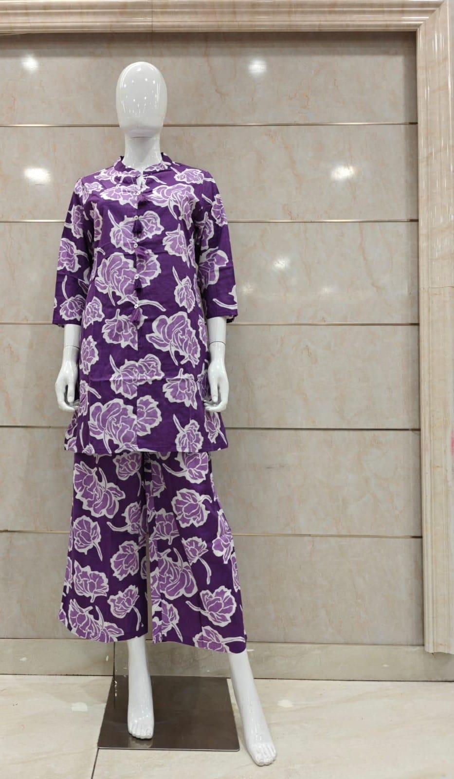Cotton Purple 2pc Set