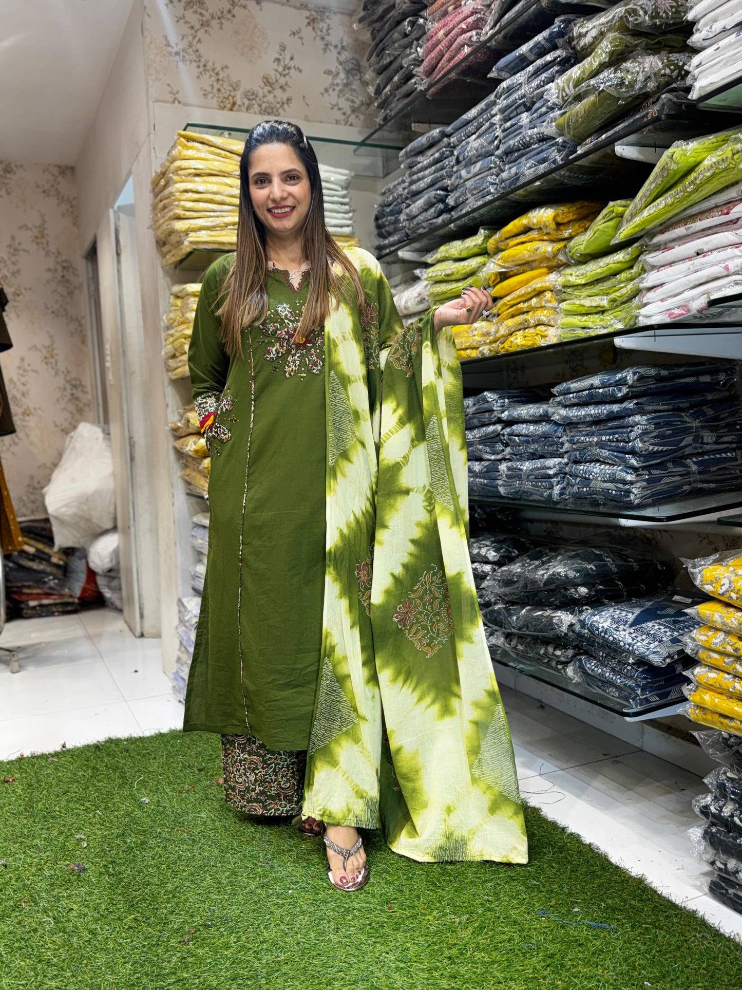 Sluv Cotton Green 3pc Set