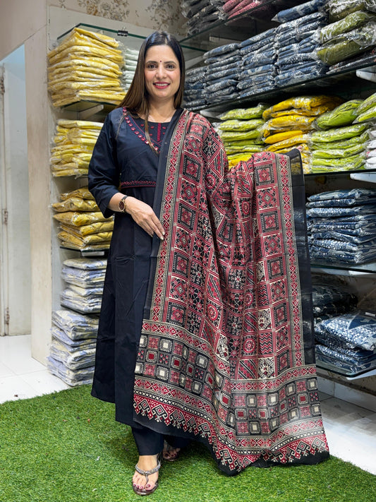 Sluv Cotton Black 3pc Set