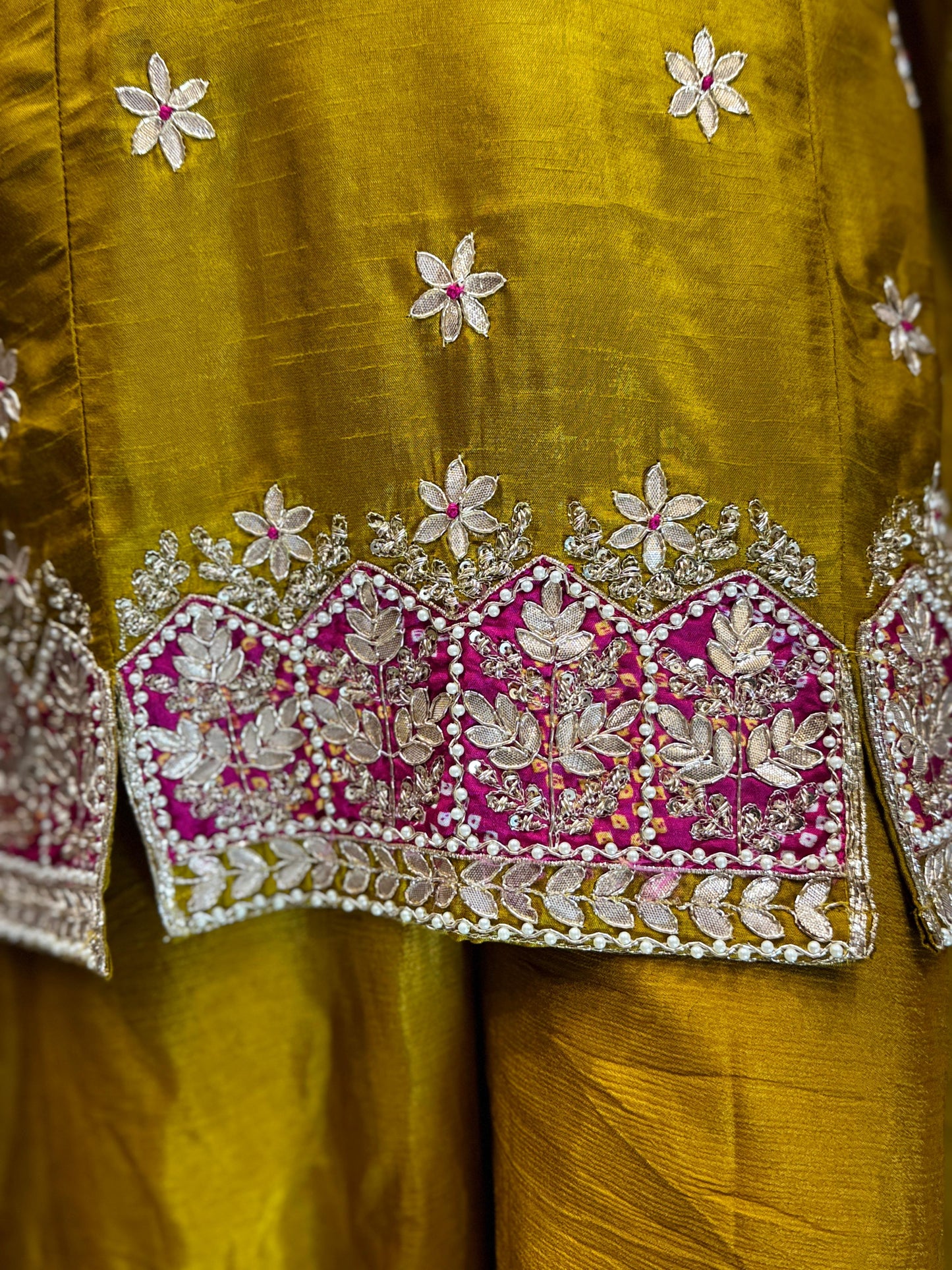 Dola Silk Golden Yellow 3pc Set