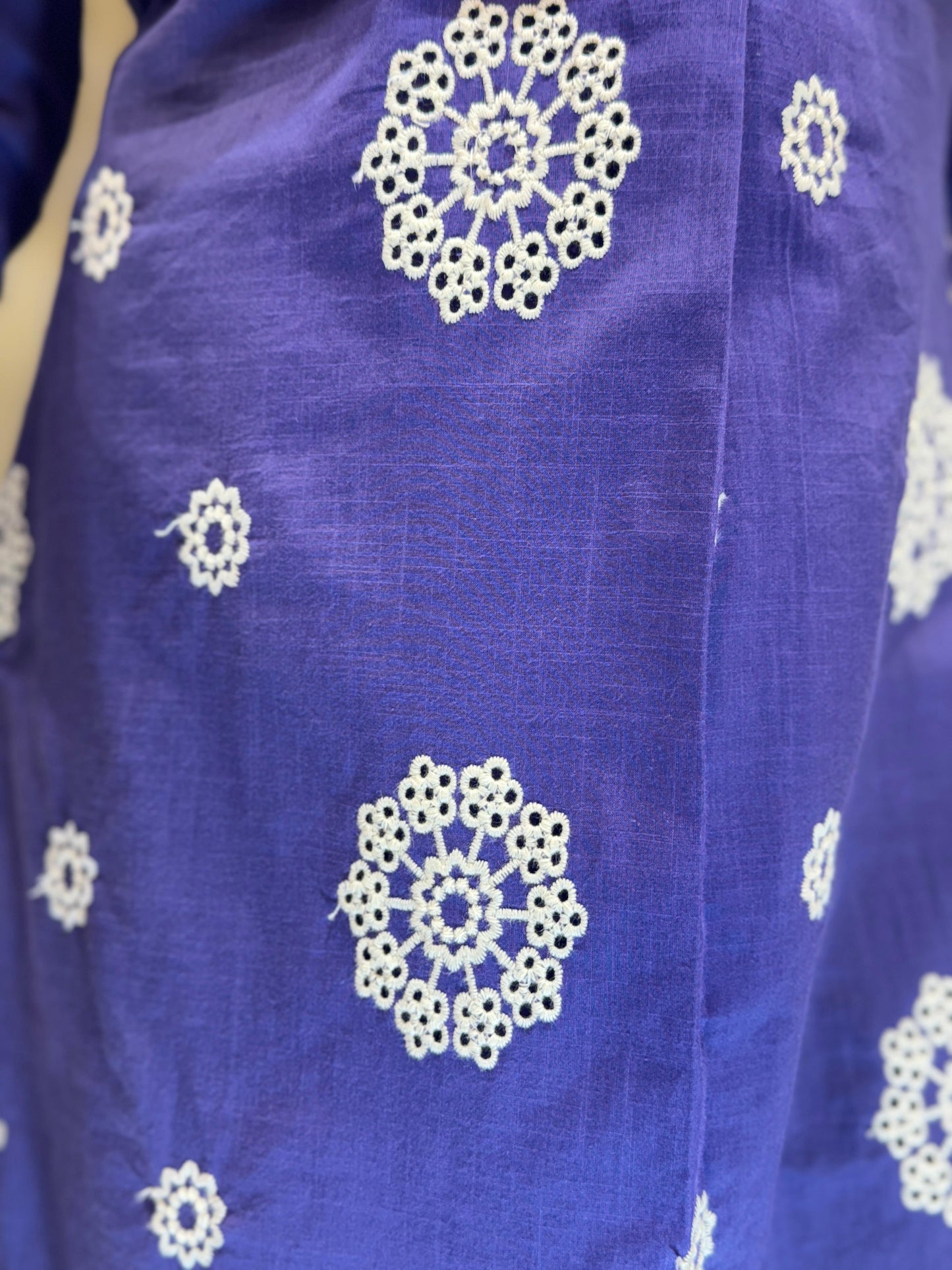 Slub Cotton Purple 2pc Set