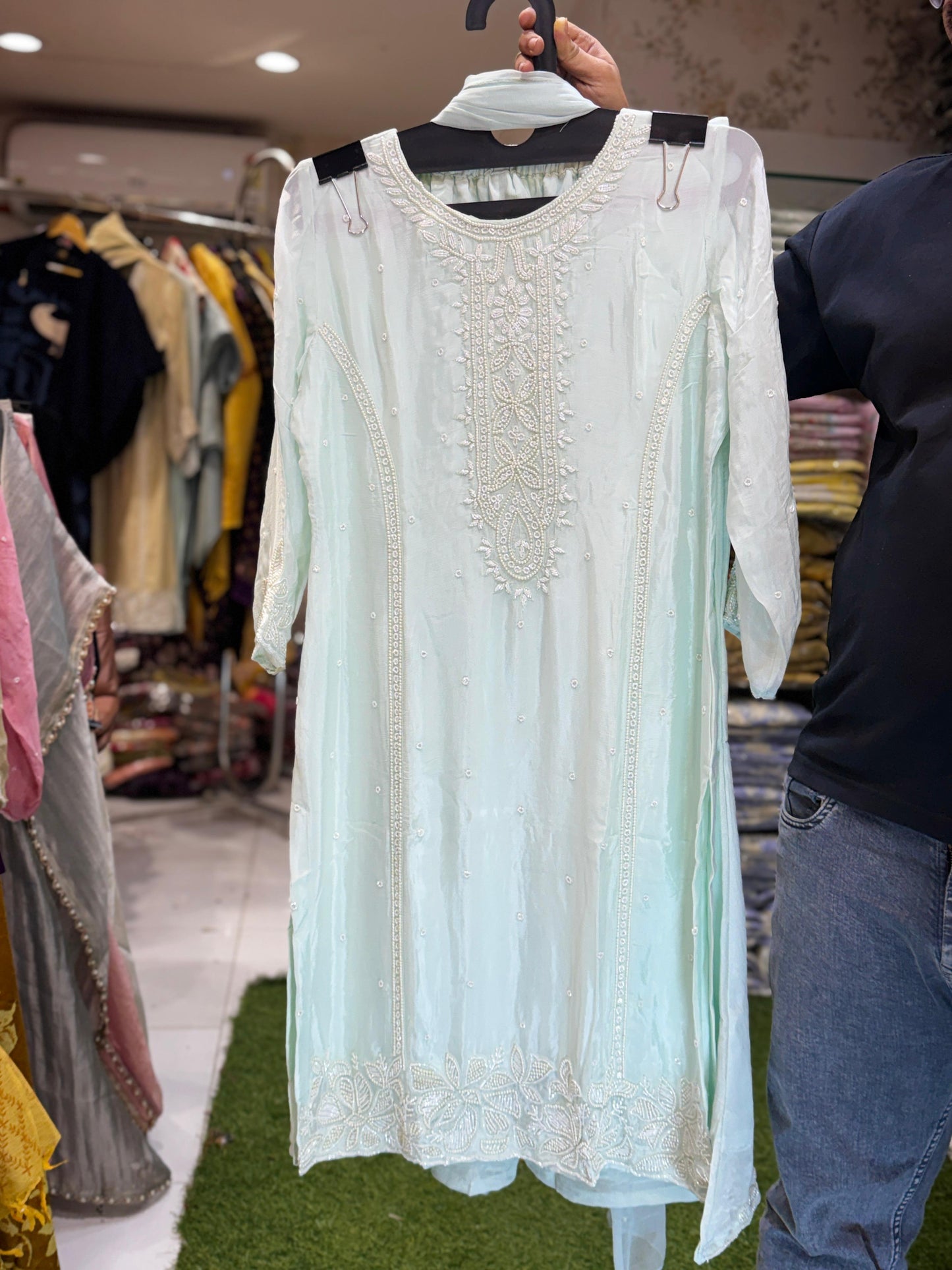 Chinon Pastle Sea Green 3pc Set