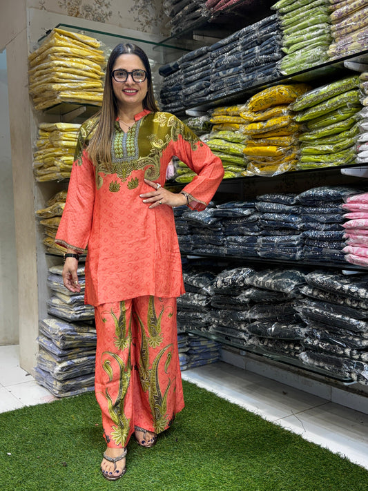 Crep Dark Peach 2pc Set