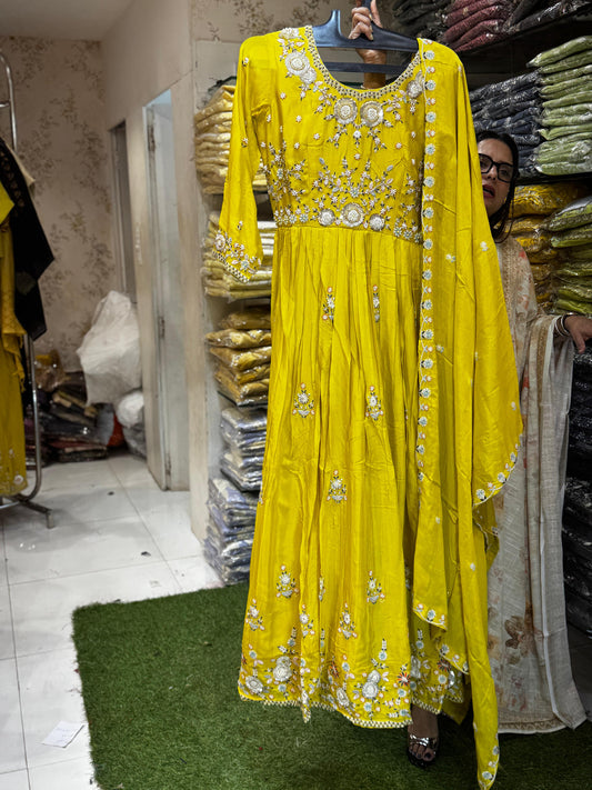 Chinon Yellow Gown