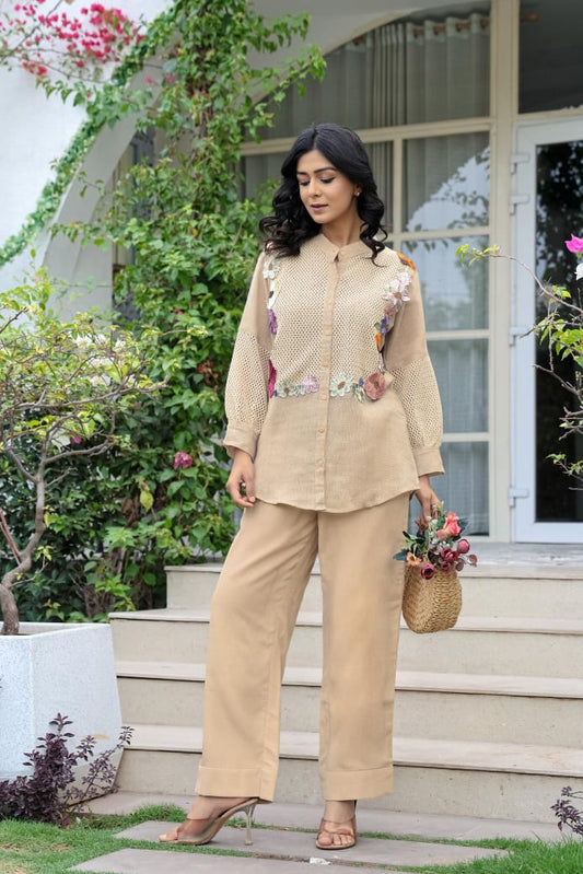 Jute Cotton Off White 2pc Set