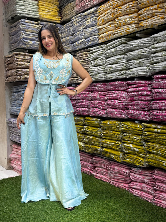 Simmer Tissue Sky Blue 3pc Set