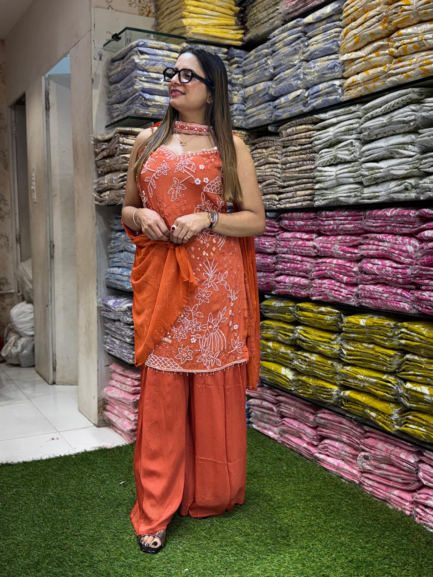 Chinon Rust Orange 3pc Set