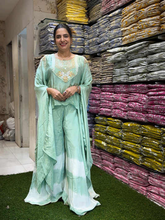 Crep Pastle Green 3pc Set