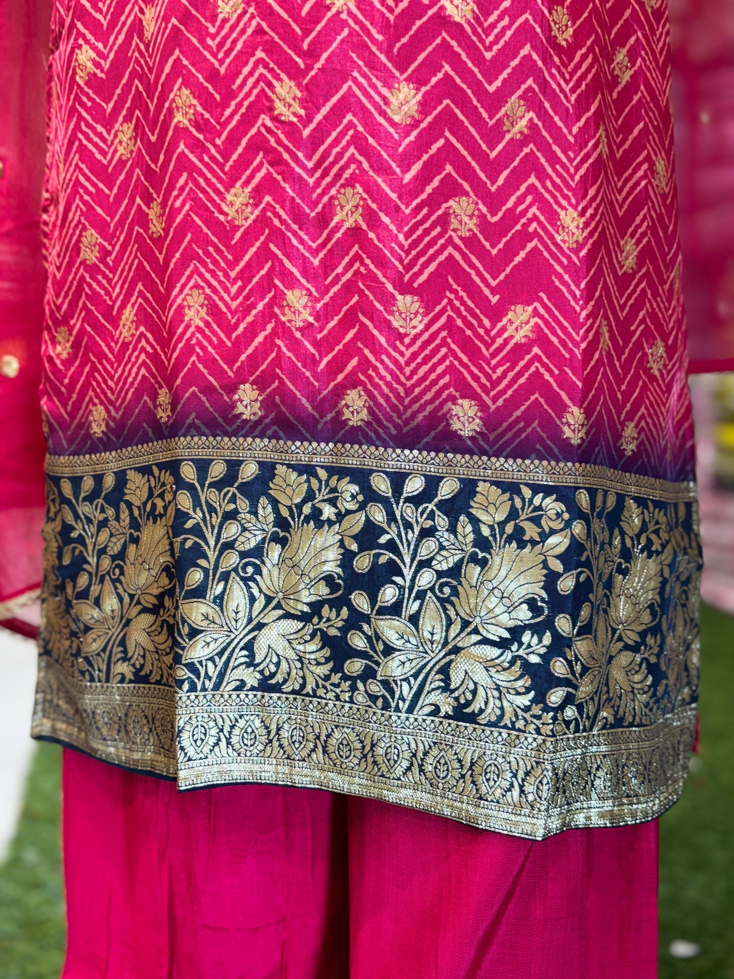 Crep Rani Pink 3pc Set