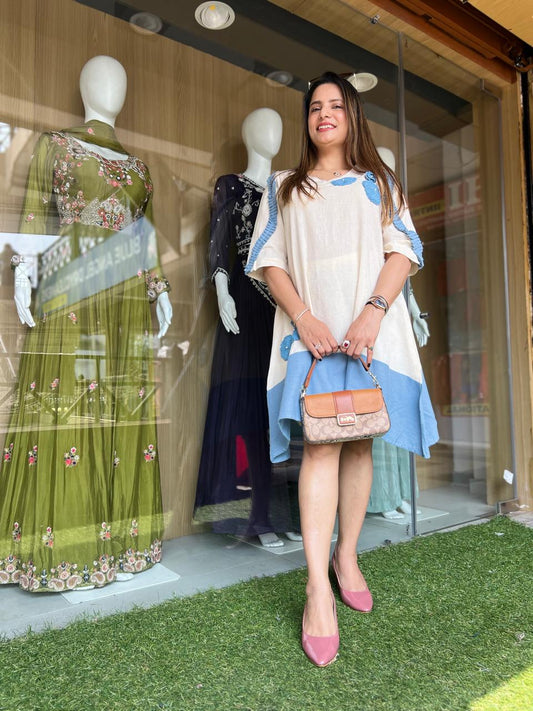 Pure Flex Cotton Off White Midi