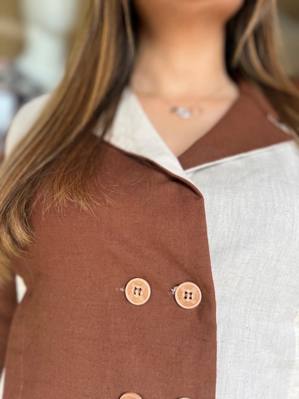Pure Flex Cotton Brown Midi
