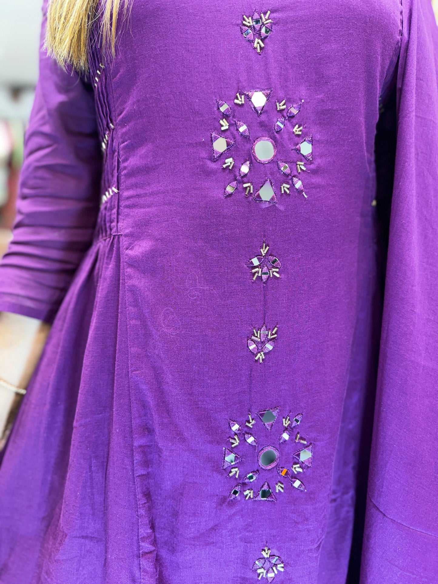 Mull Cotton Purple 3pc Set