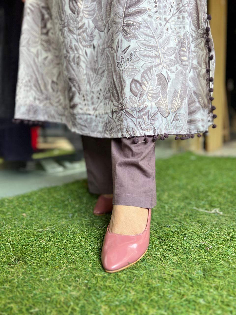 Mull Cotton Purple 2pc Set