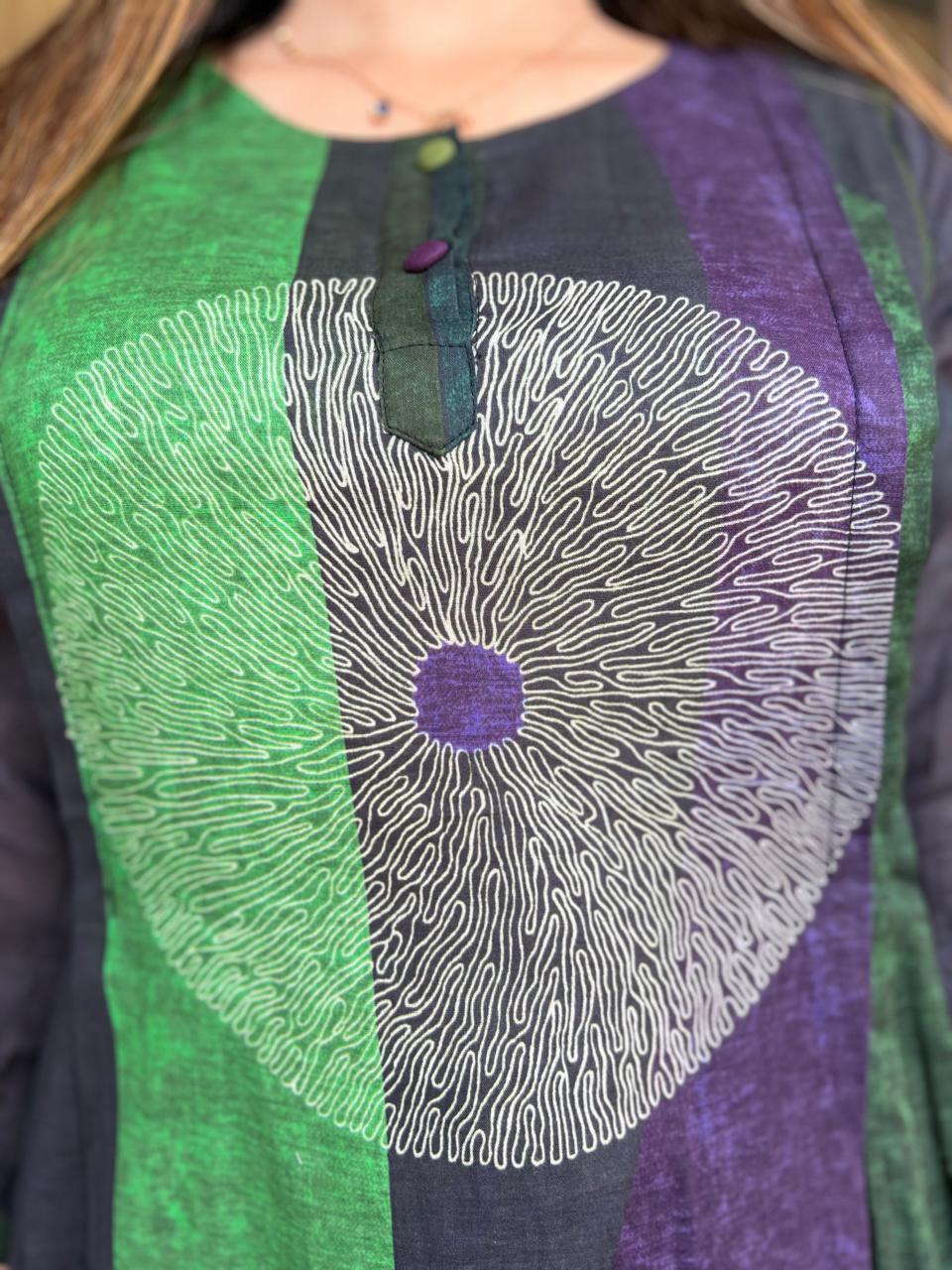 Pure Mull Cotton Green 2pc Set