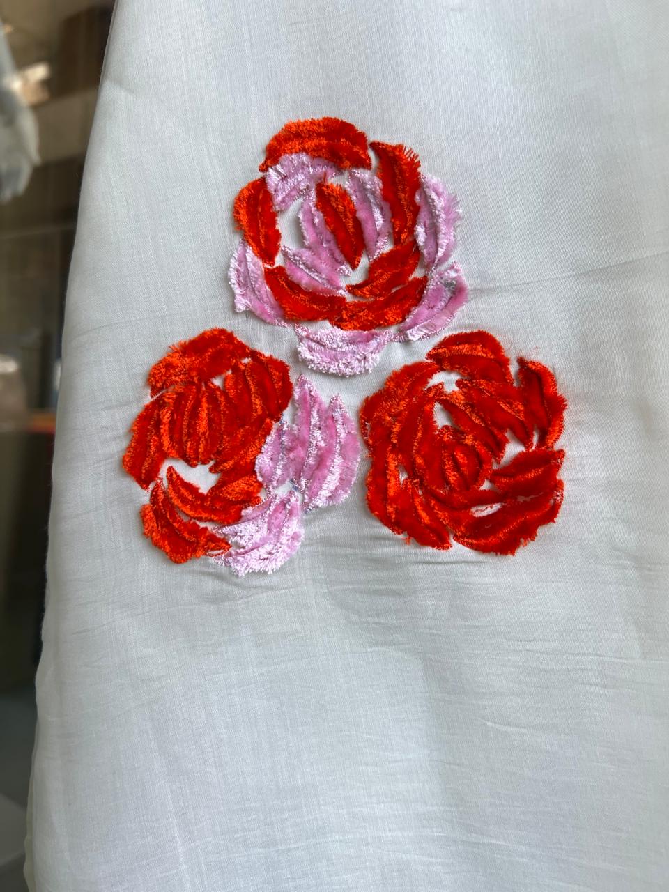 Mull Chanderi Off White 2pc Set