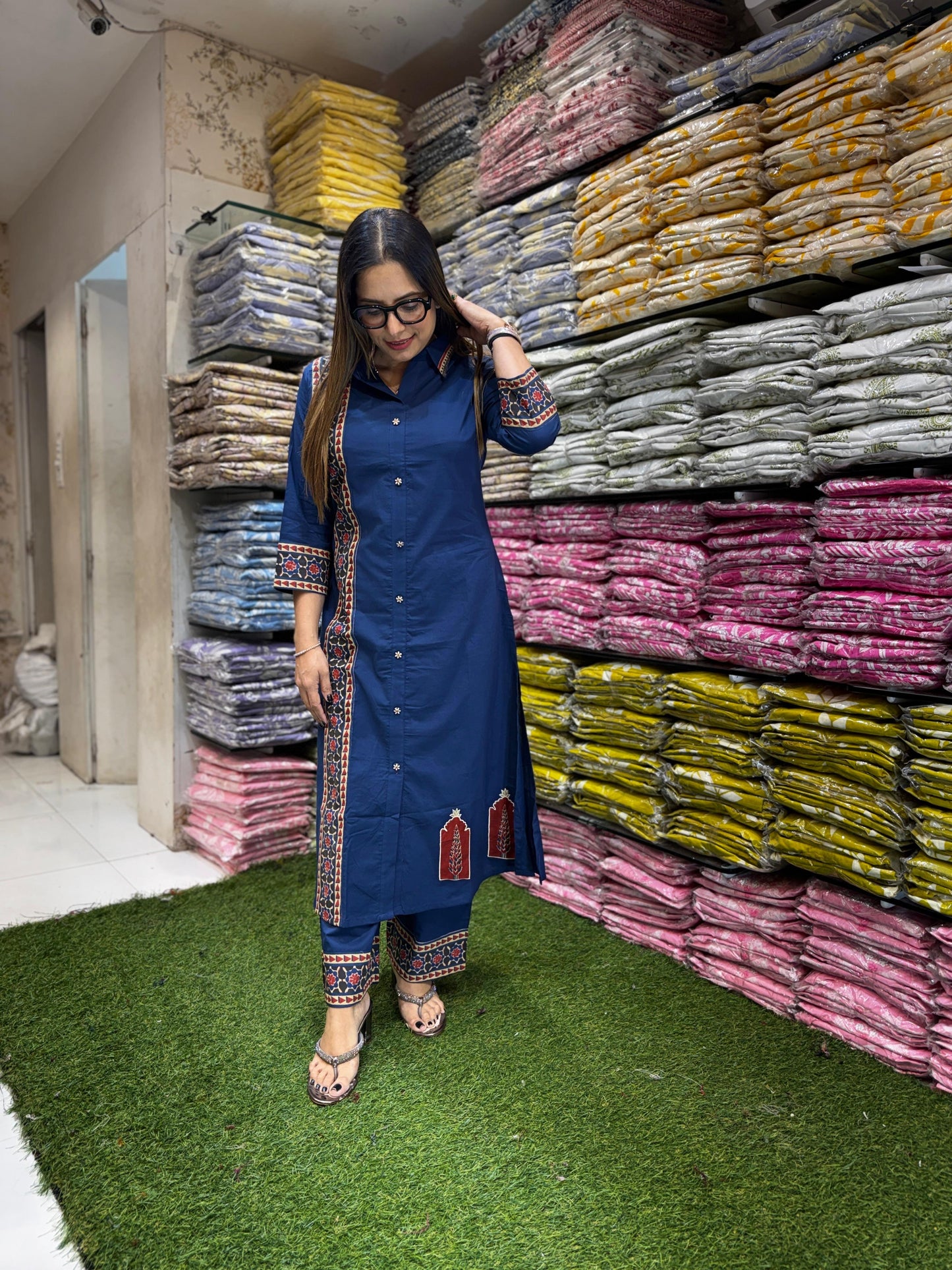 Pure Cotton Blue 2pc Set