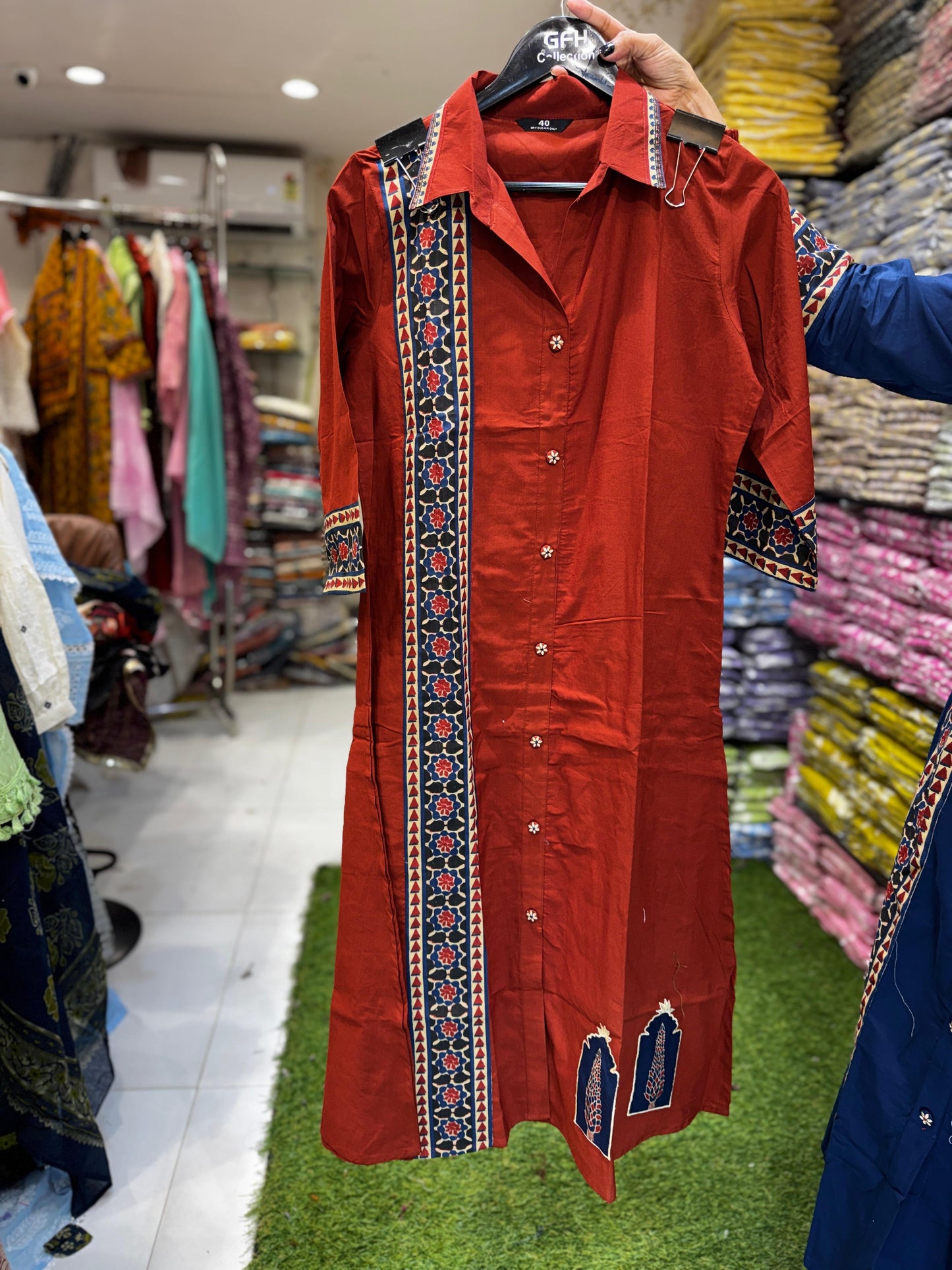 Pure Cotton Rust 2pc Set