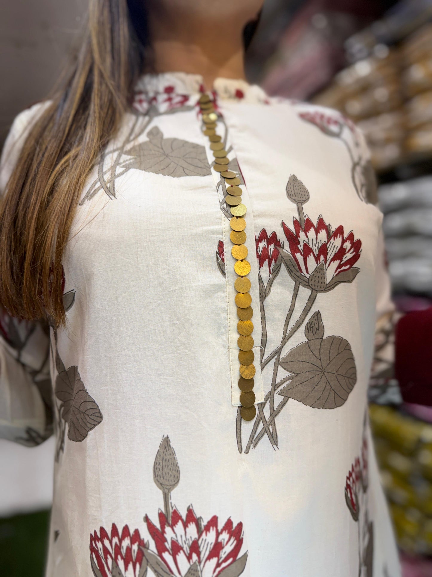 Pure Cotton Off White 2pc Set