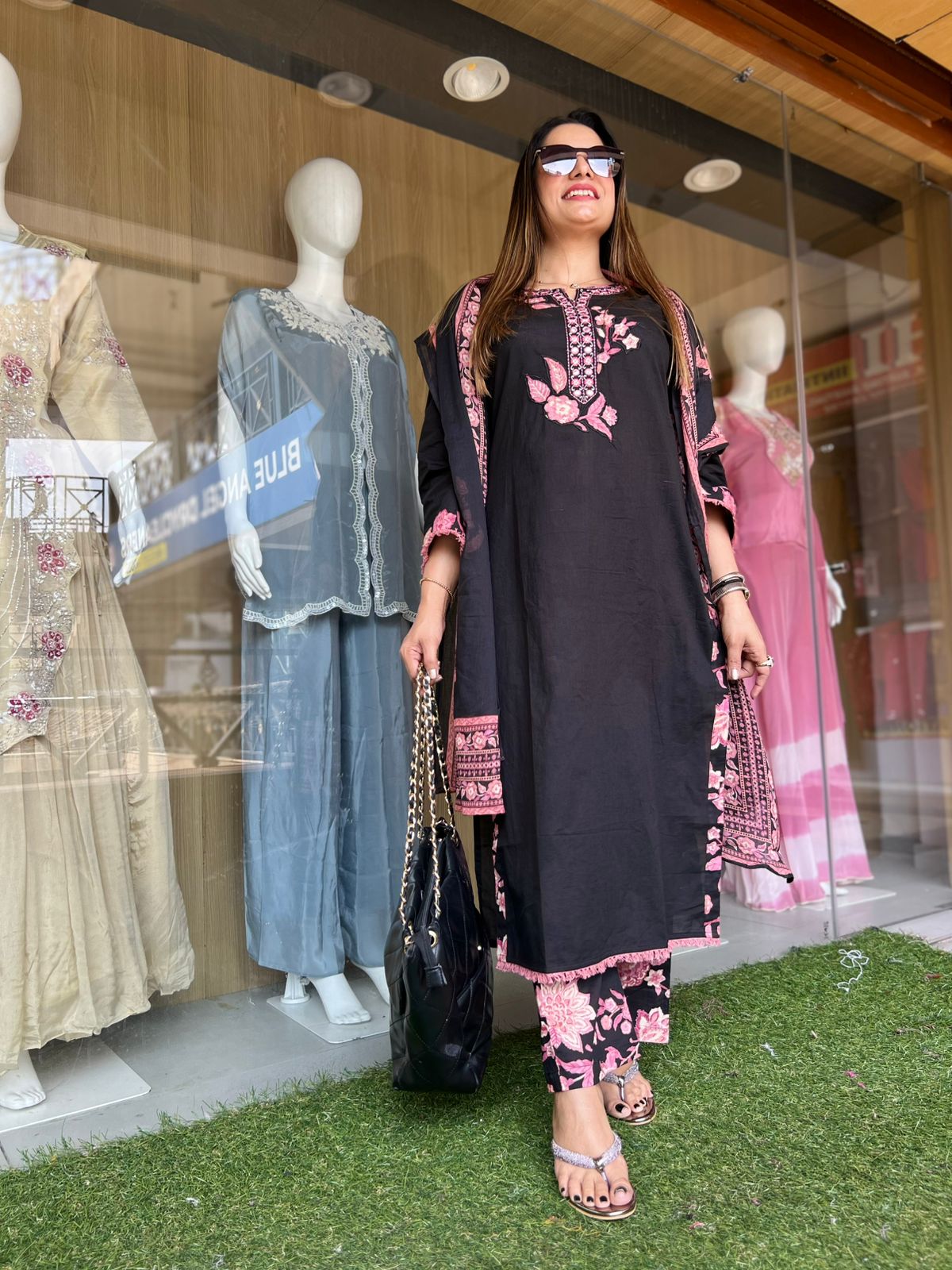 Pure Cotton Black 3pc Set