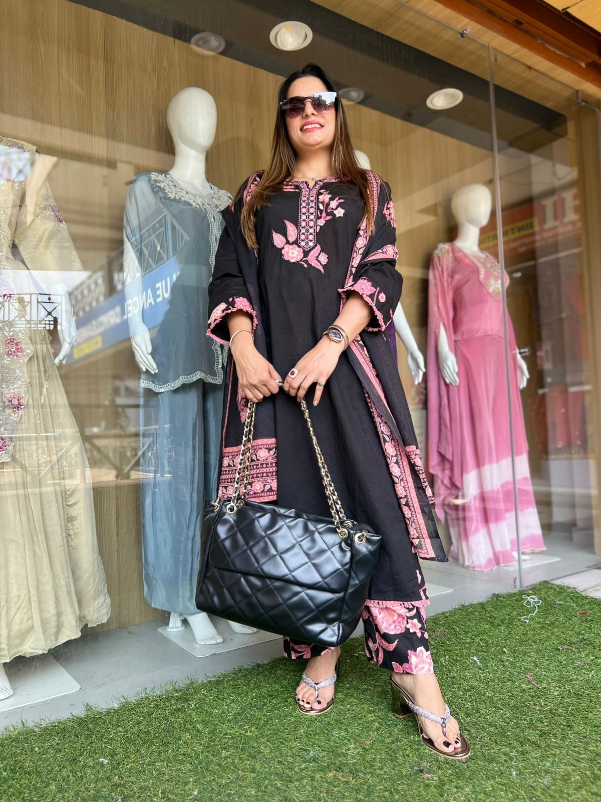 Pure Cotton Black 3pc Set