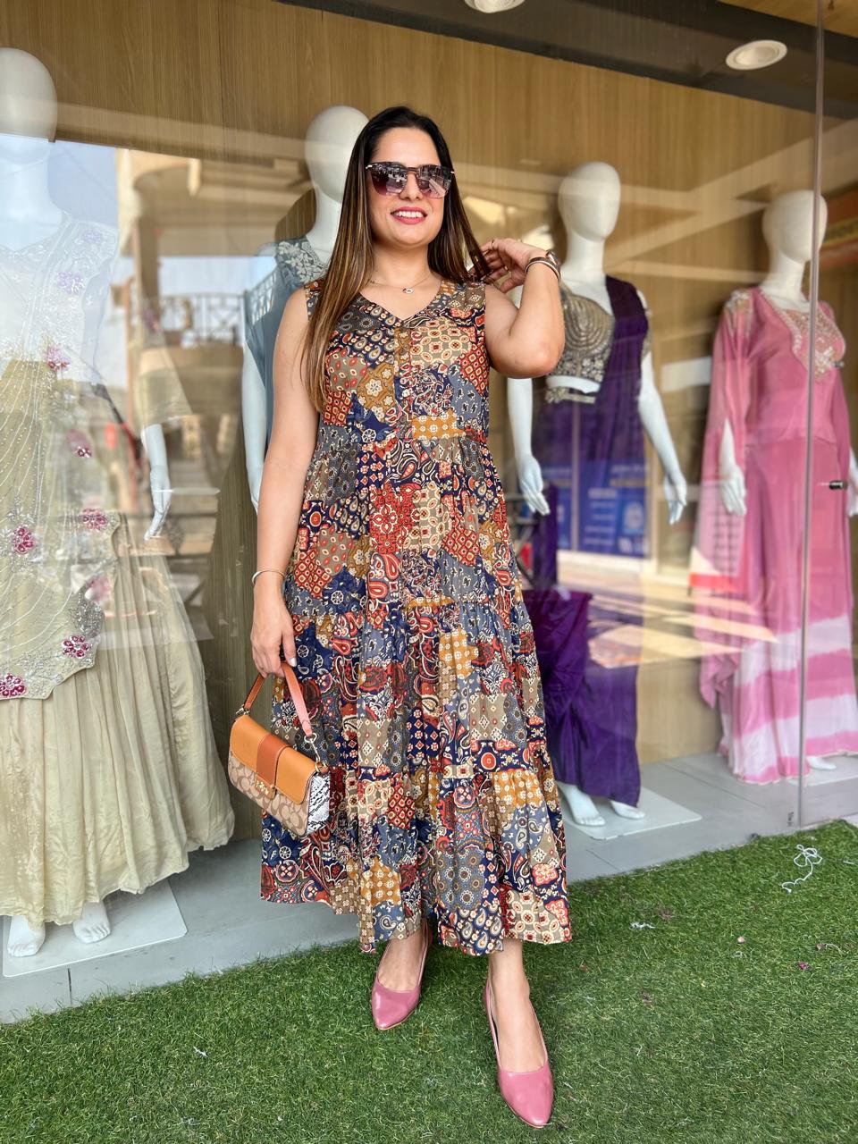Pure Cotton Dark Beige Midi