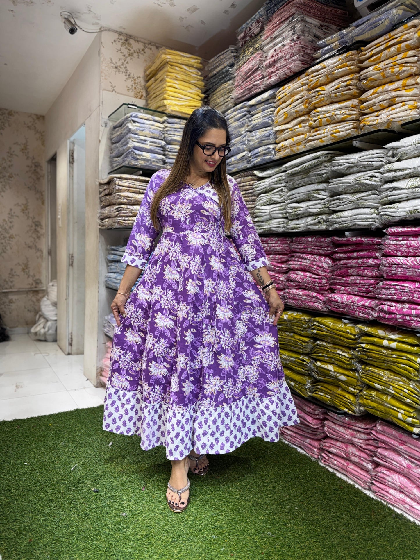 Pure Flex Cotton Purple Midi