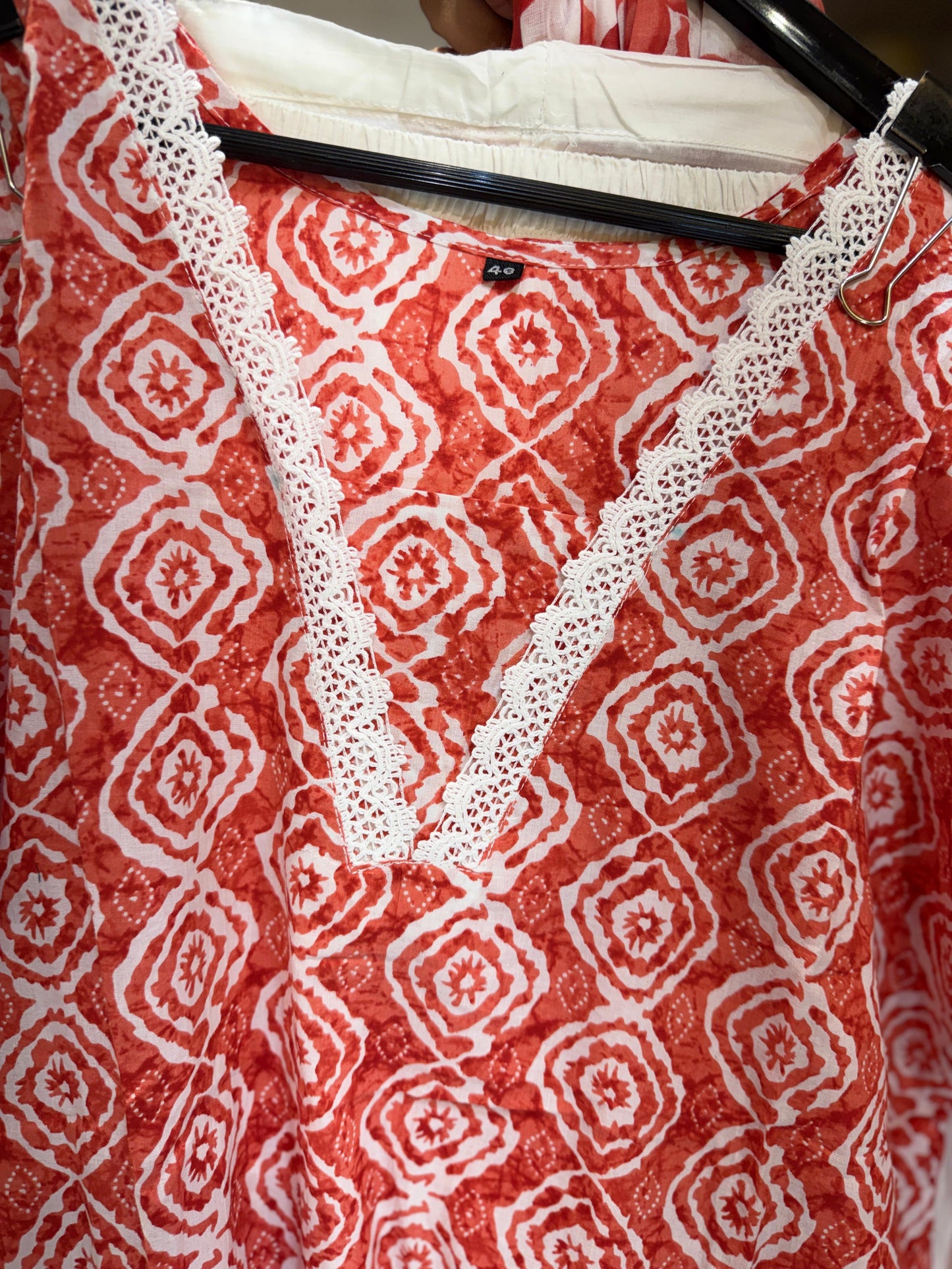 Pure Cotton Orange 3pc Set