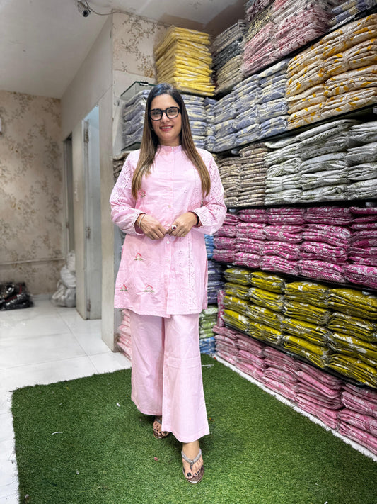 Pure Cotton Pink 2pc Set