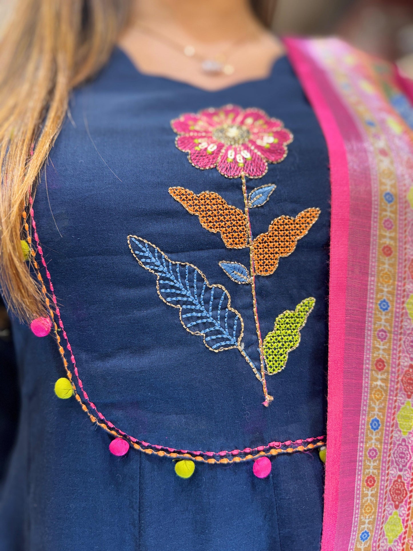 Pure Cotton Blue 3pc Set