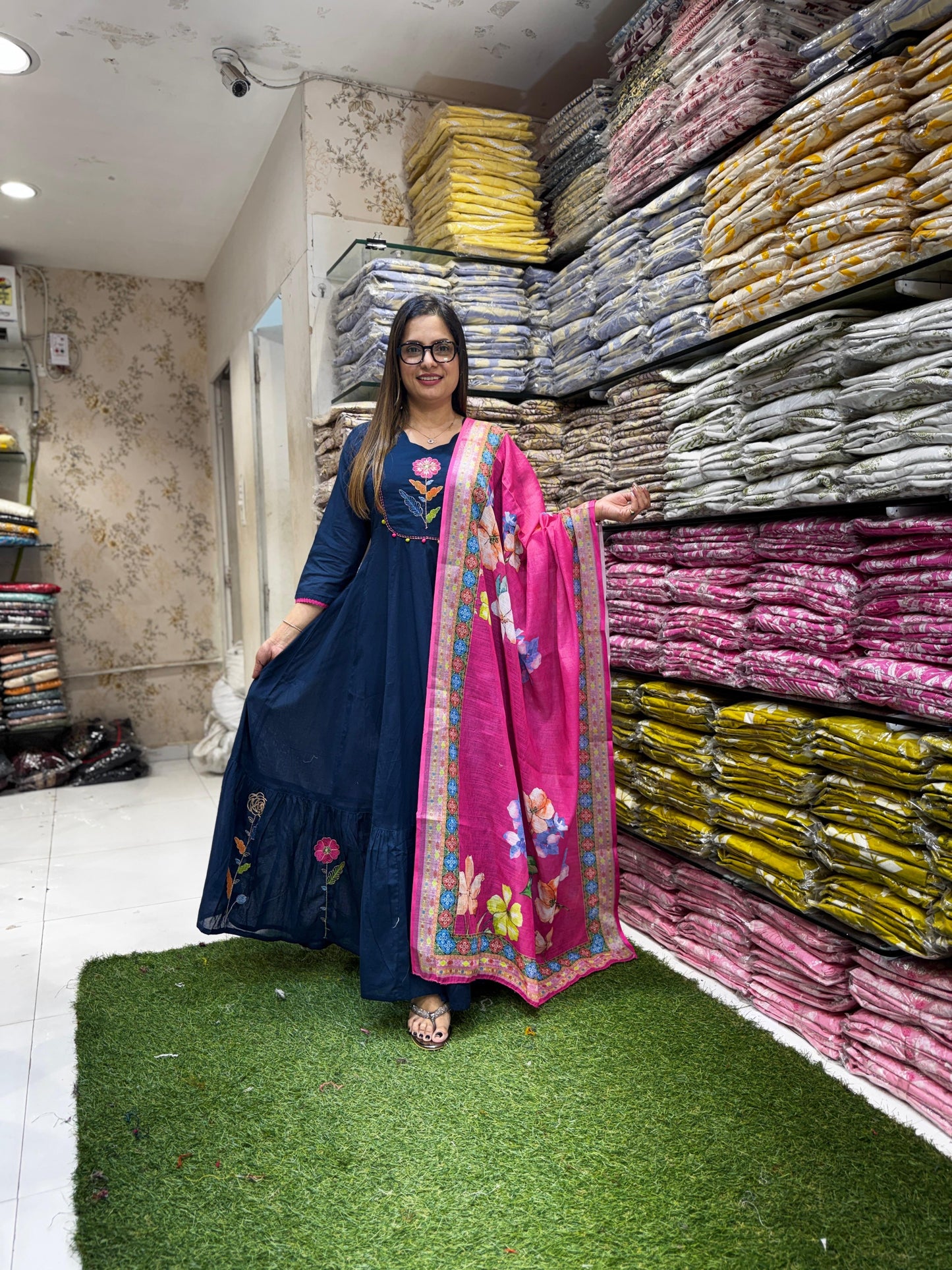 Pure Cotton Blue 3pc Set