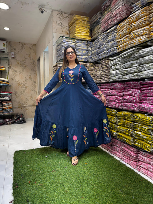 Pure Cotton Blue 3pc Set