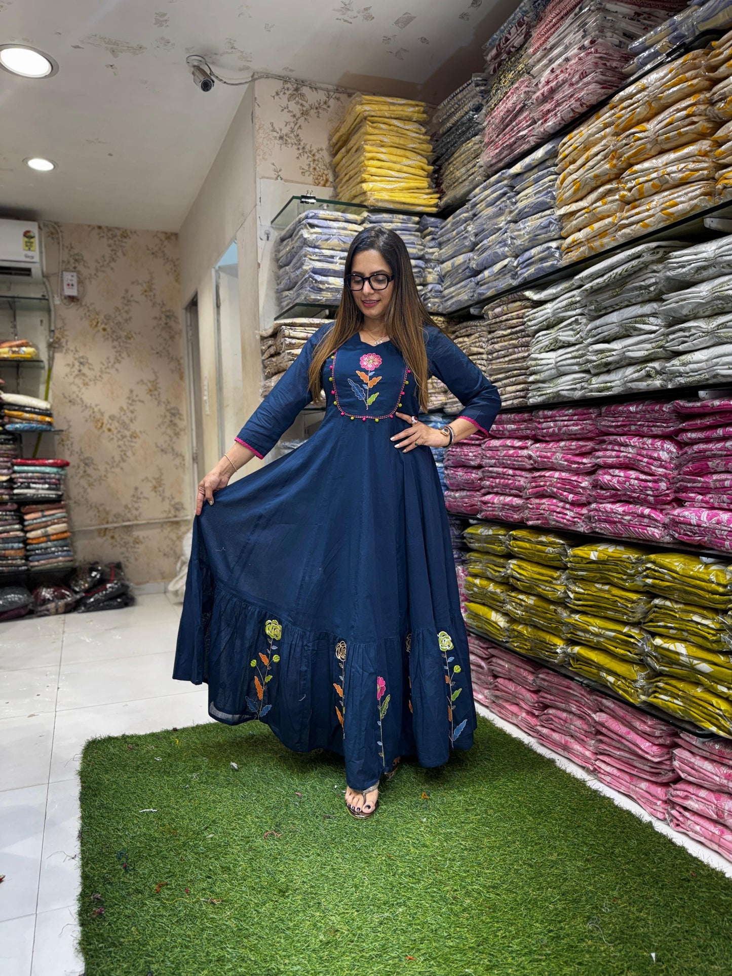 Pure Cotton Blue 3pc Set