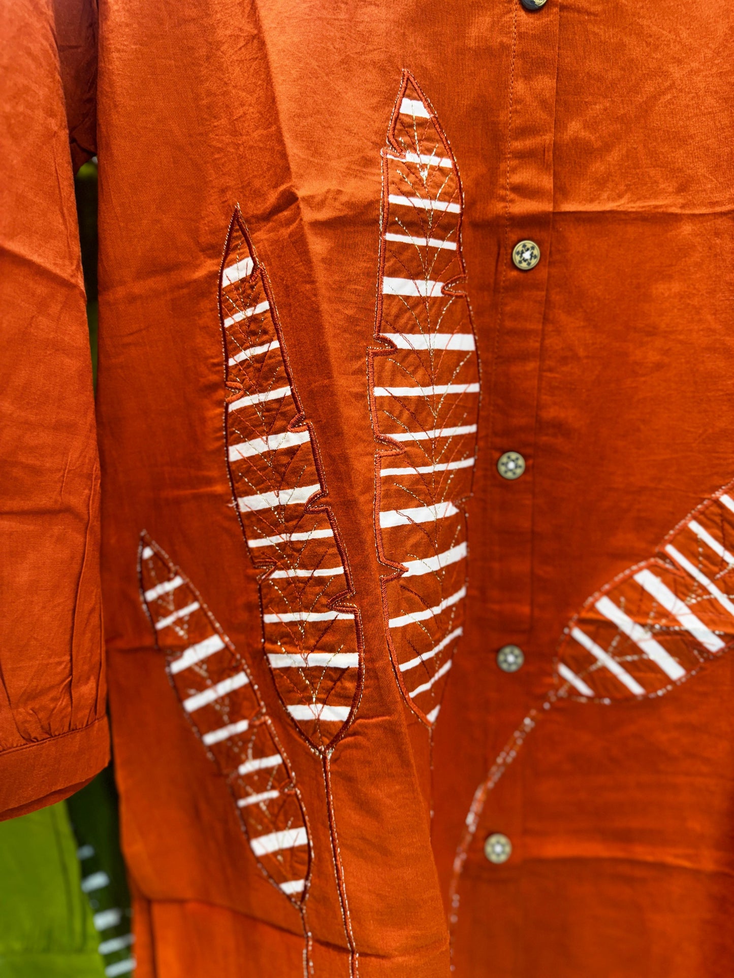 Pure Cotton Orange 2pc Set