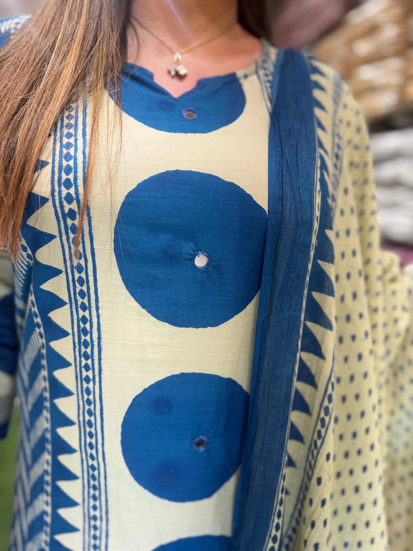 Pure Cotton Blue 3pc Set