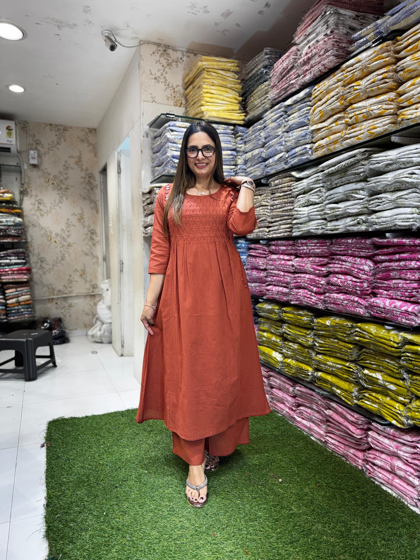 Pure Flex Cotton Rust 2pc Set