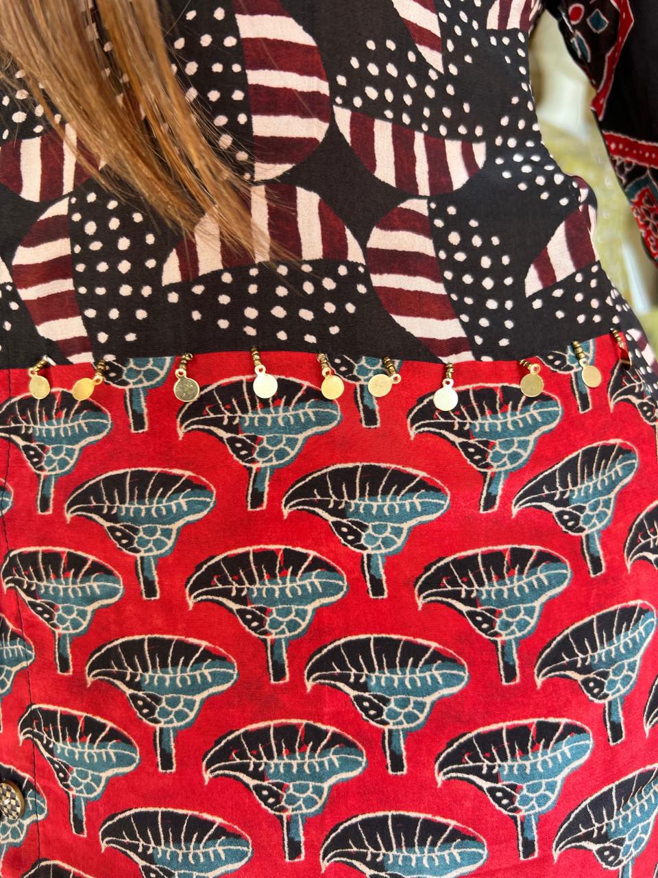 Pure Modal Crep Black Shirt