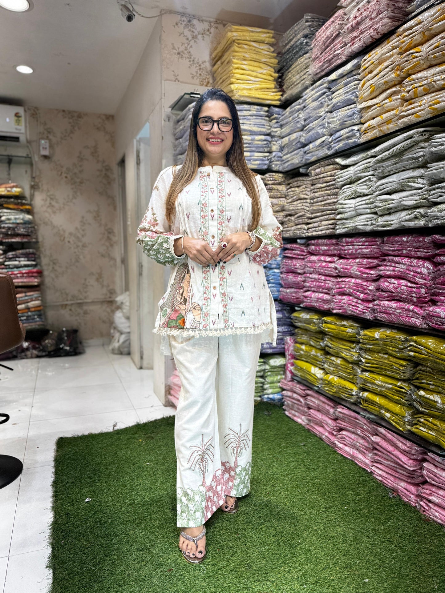 Pure Linen Flex Off White 2pc Set