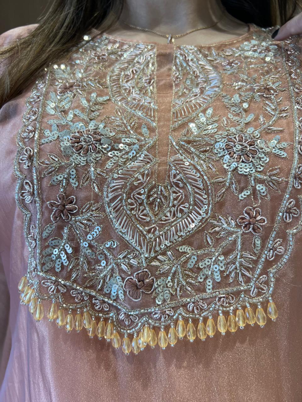 Pure Glass Tissue Rose Gold 3pc Set