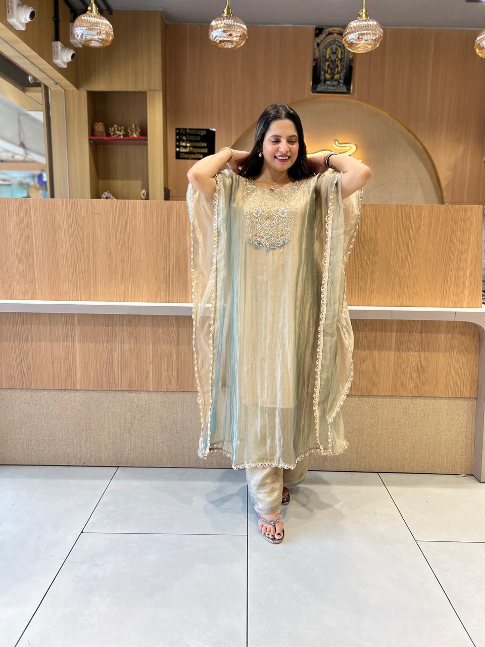 Pure Glass Tissue Pastle Green 3pc Set