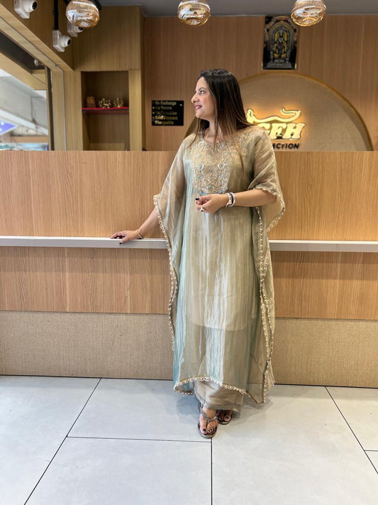 Pure Glass Tissue Pastle Green 3pc Set