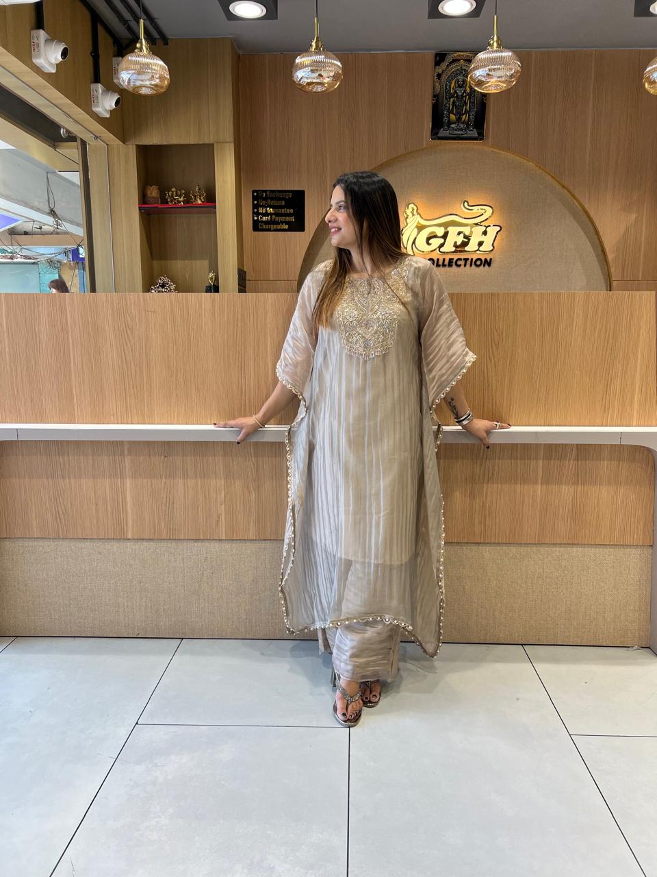 Pure Glass Tissue Gray 3pc Set