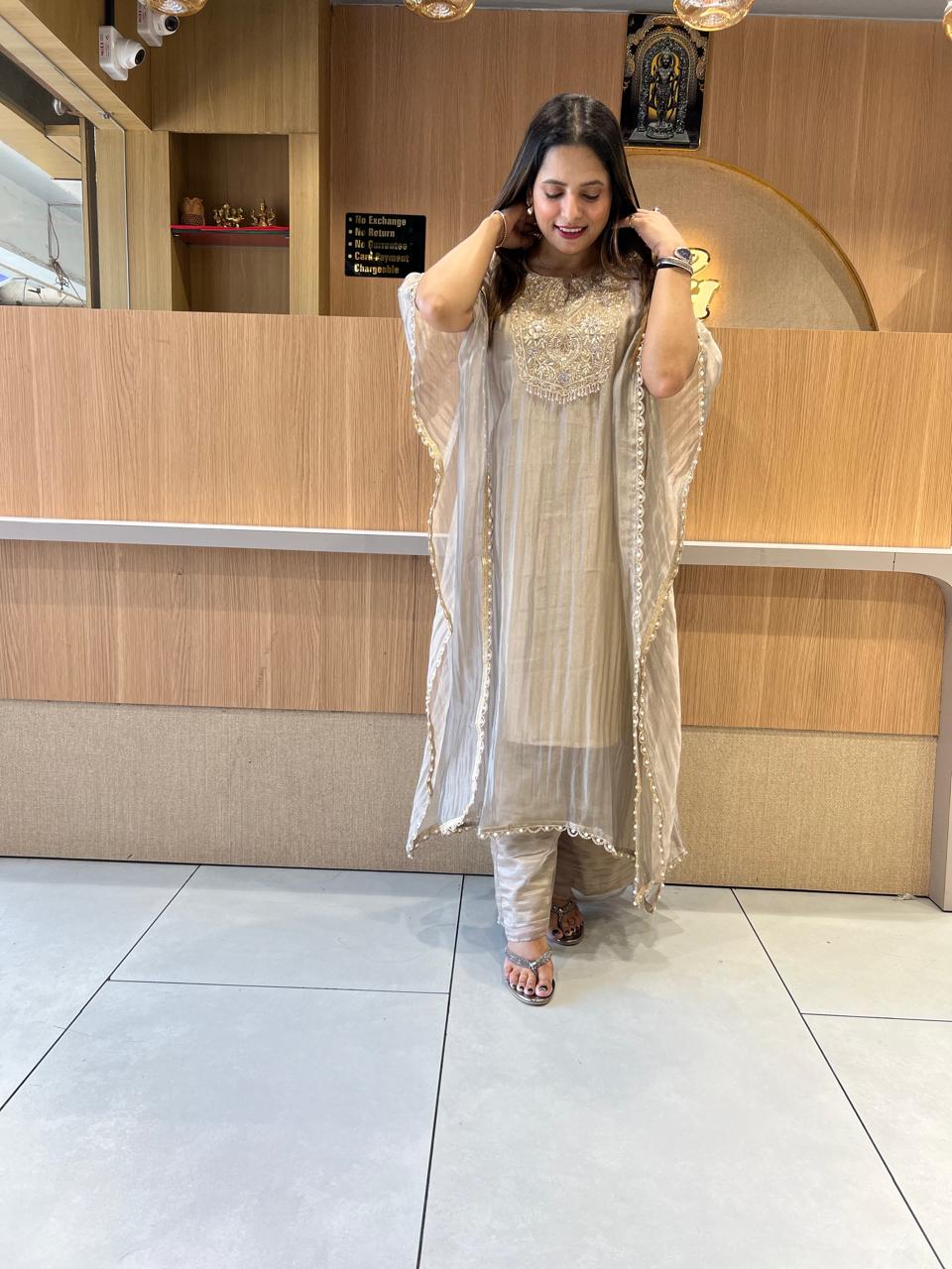 Pure Glass Tissue Gray 3pc Set