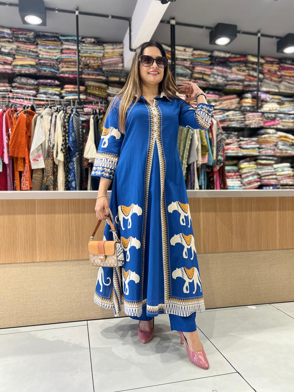 Pure Cotton Blue 2pc Set