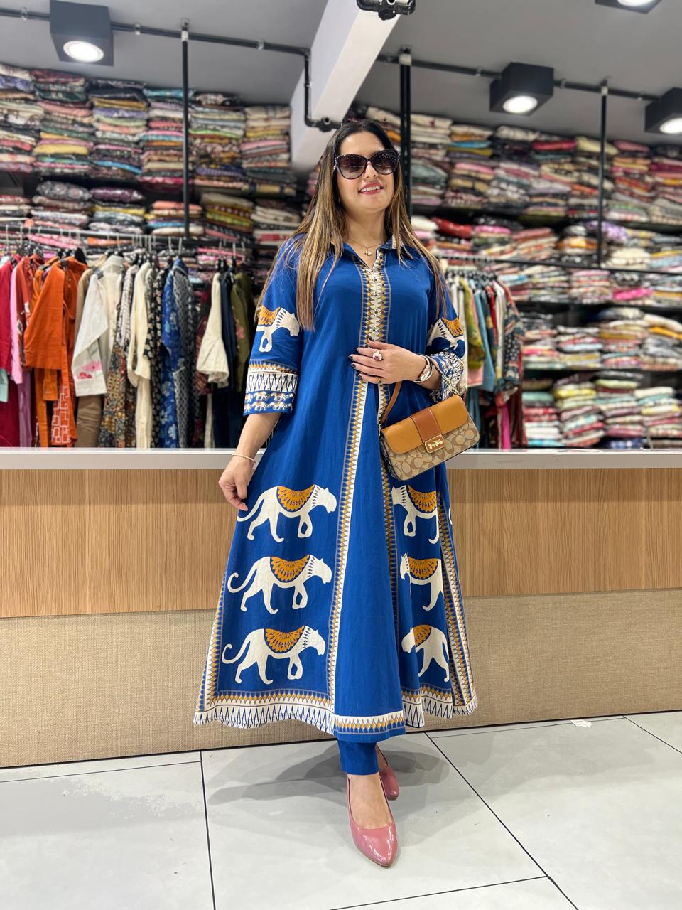 Pure Cotton Blue 2pc Set