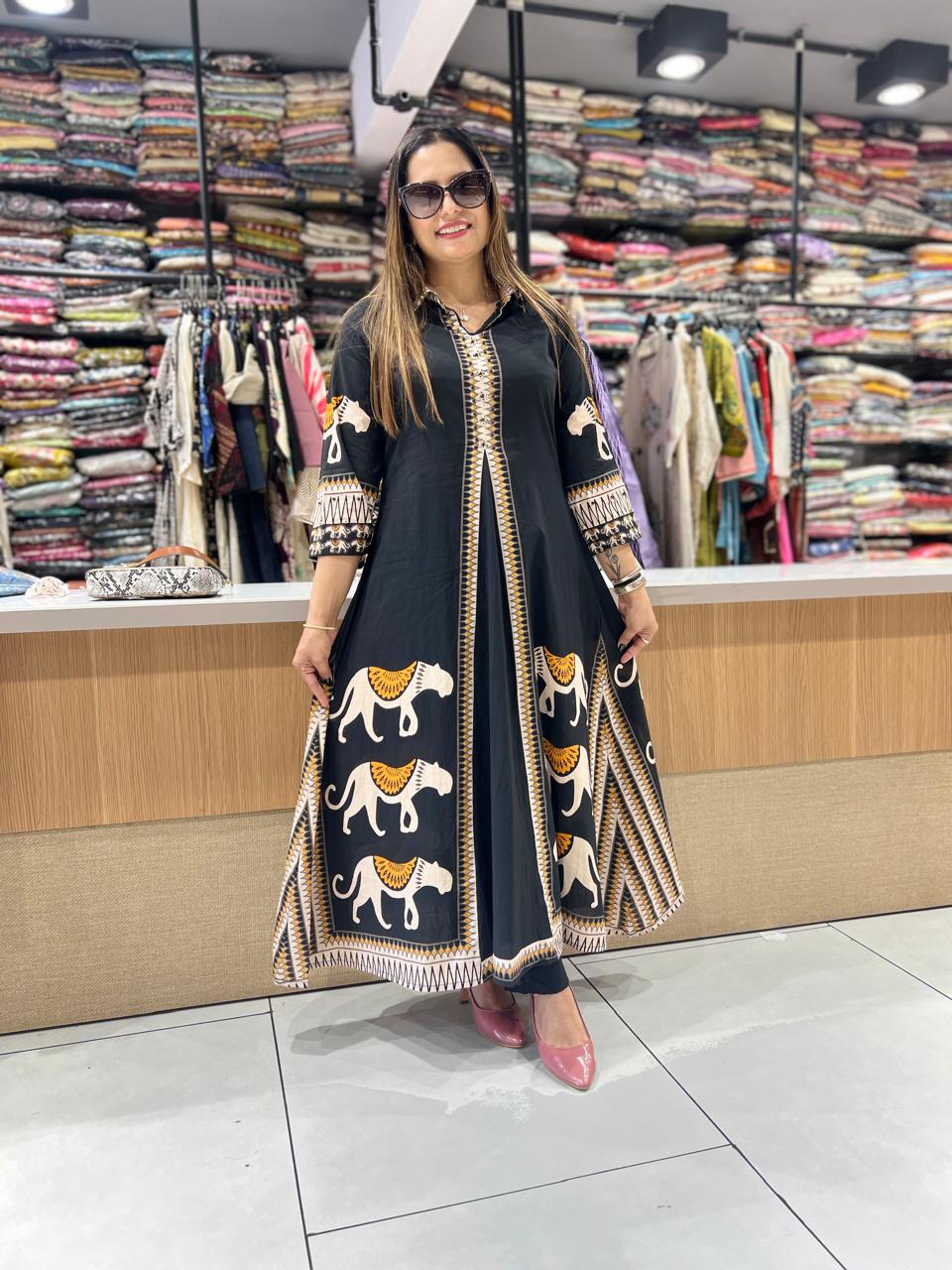 Pure Cotton Black 2pc Set